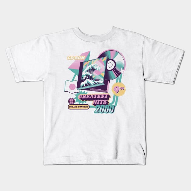 Japanese Greatest Hits Kids T-Shirt by Ilustrata